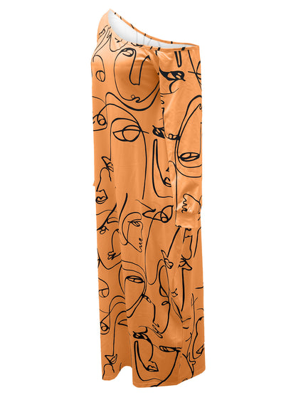 Casual Plus Size Maxi Dresses for Women Round Neck Long Sleeves Loose Sundress with Pockets - Seldom Seen Styles