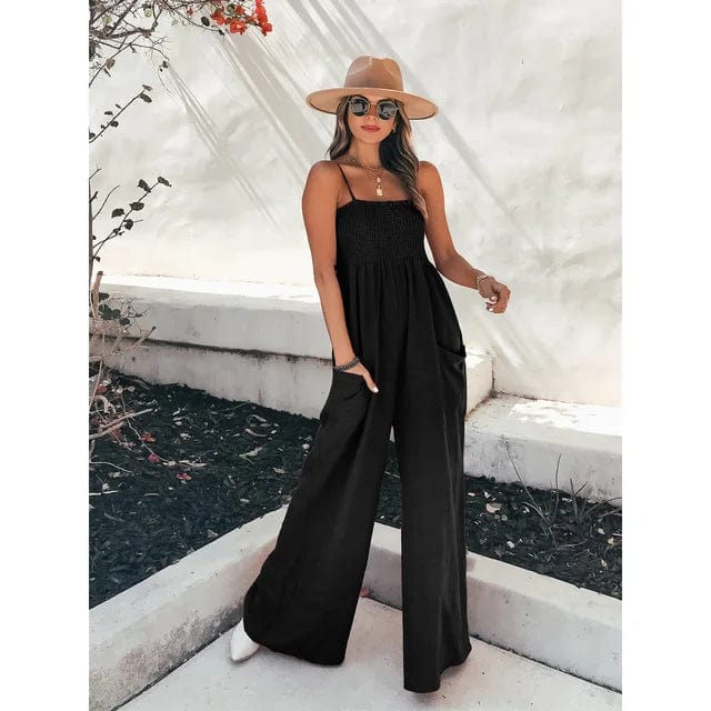 Casual Spaghetti Strap Jumpsuit Rompers - Seldom Seen Styles