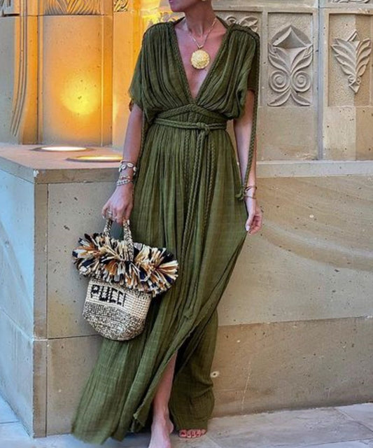 Chill Seaside Braid Maxi Dress - Seldom Seen Styles