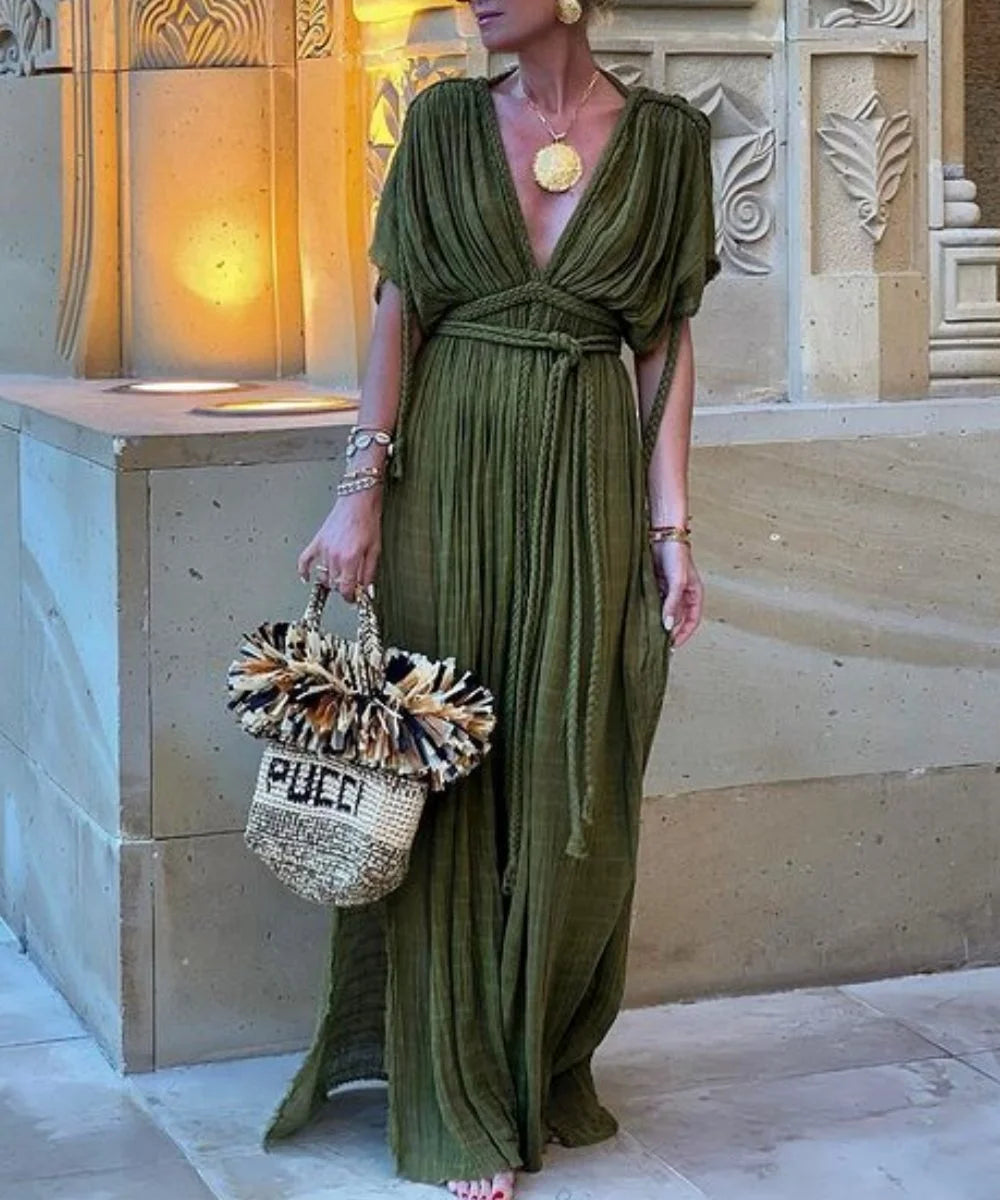 Chill Seaside Braid Maxi Dress - Seldom Seen Styles