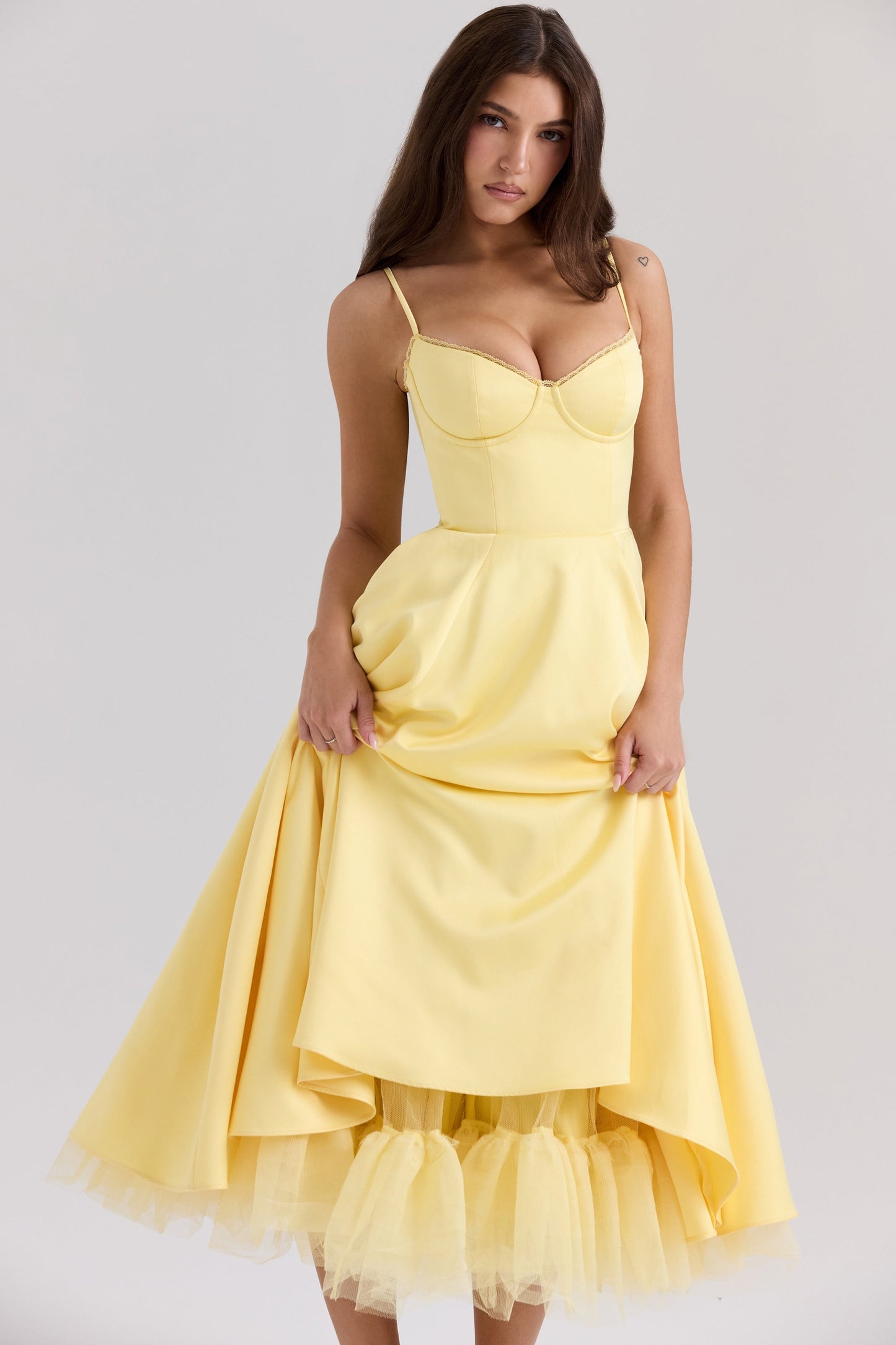 Cindy Tulle Midi Dress - Seldom Seen Styles