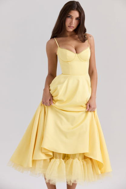 Cindy Tulle Midi Dress - Seldom Seen Styles