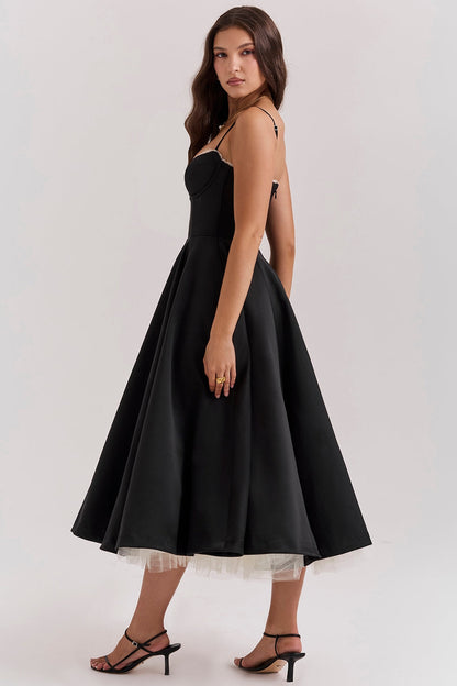 Cindy Tulle Midi Dress - Seldom Seen Styles