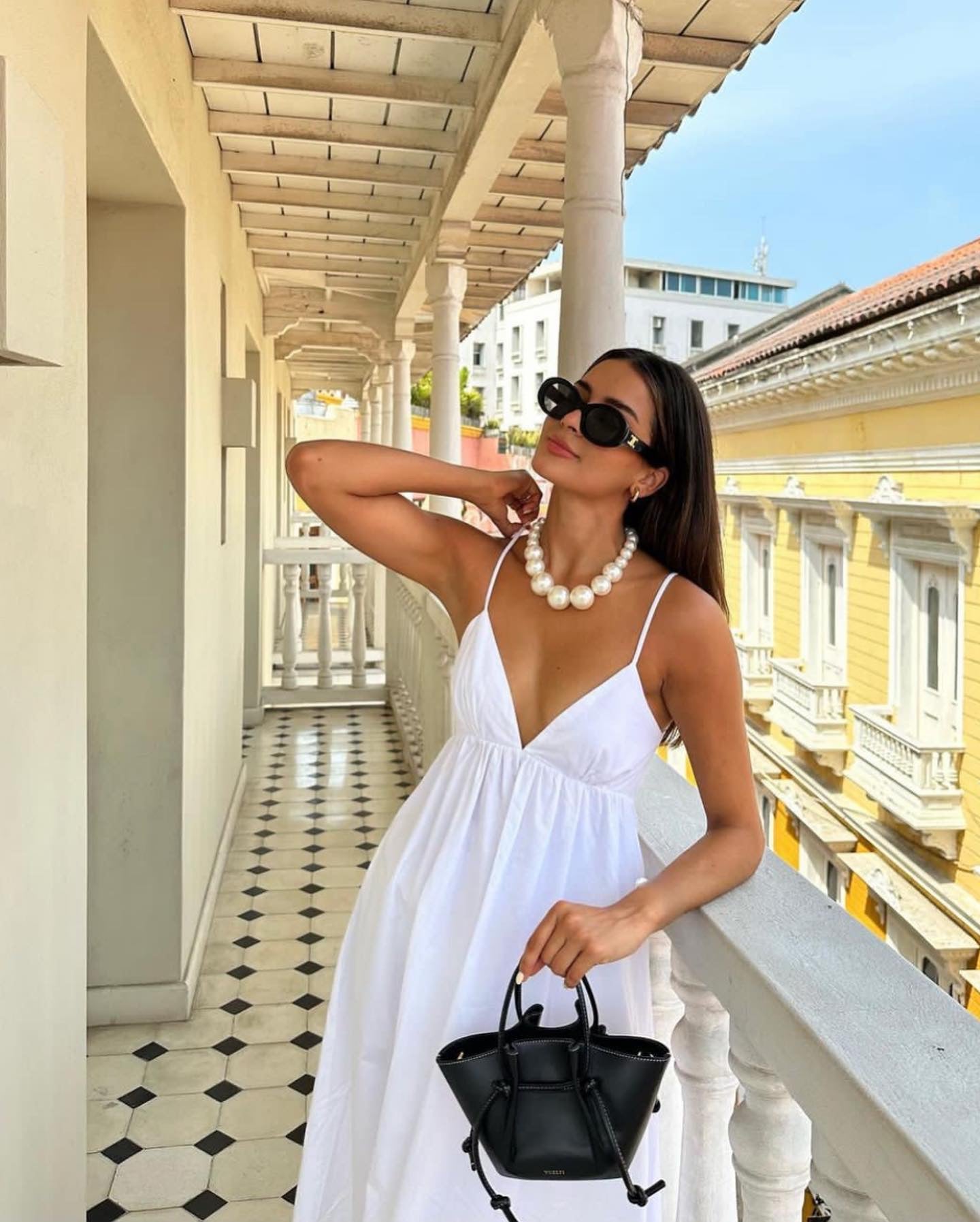 Coastal Cowgirl Open Back Long Dress Summer New Women's Fashion  Style Camisole V Solid Color Versatile Backless Dress - Seldom Seen Styles