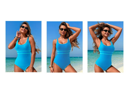 Compression Racing Women's European and American One-Piece Sports Swimsuit ins Elegant High-End Swimsuit - Seldom Seen Styles