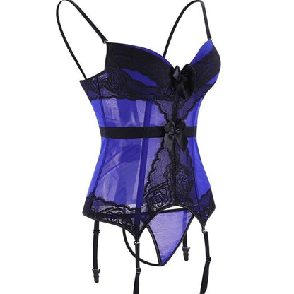Conjunto de lencería con corsé