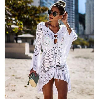 Crochet Knit Beach Cover Up - Seldom Seen Styles