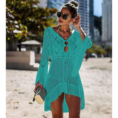 Crochet Knit Beach Cover Up - Seldom Seen Styles
