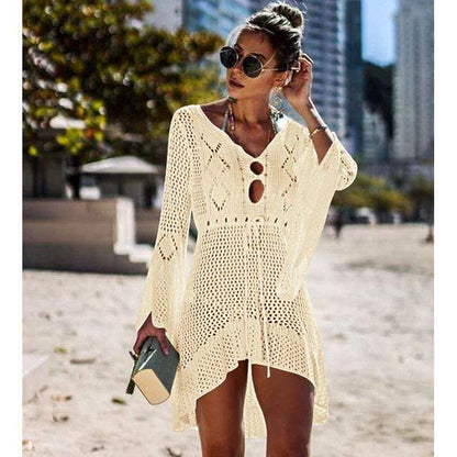 Crochet Knit Beach Cover Up - Seldom Seen Styles