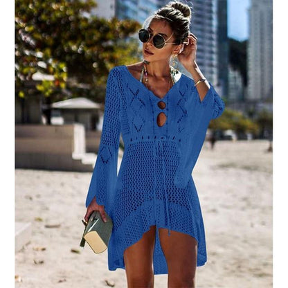 Crochet Knit Beach Cover Up - Seldom Seen Styles