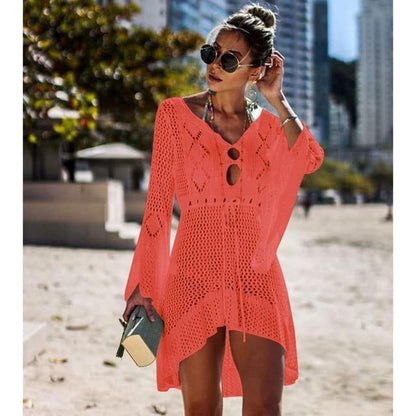 Crochet Knit Beach Cover Up - Seldom Seen Styles