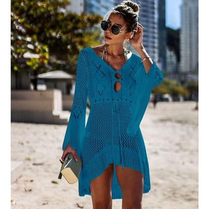 Crochet Knit Beach Cover Up - Seldom Seen Styles