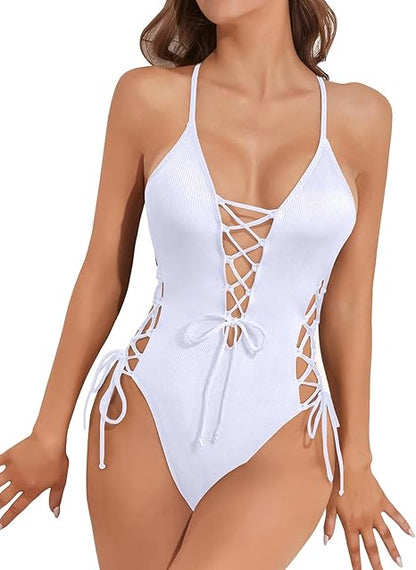 Cross Strap Swimsuit Bikini - Seldom Seen Styles