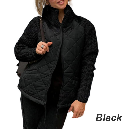 ⏳Limited Time50%Discount💥Woven patchwork down jacket suitable for women - Seldom Seen Styles
