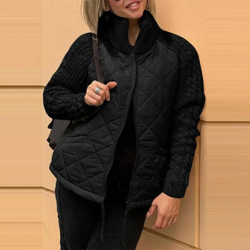 ⏳Limited Time50%Discount💥Woven patchwork down jacket suitable for women - Seldom Seen Styles