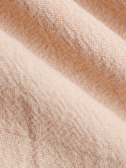 DressBetty - Women Vintage Holiday V Neck Buttons High Waist A-Line Casual Dress - Seldom Seen Styles