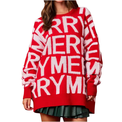 Oversized Merry Sweater - Seldom Seen Styles