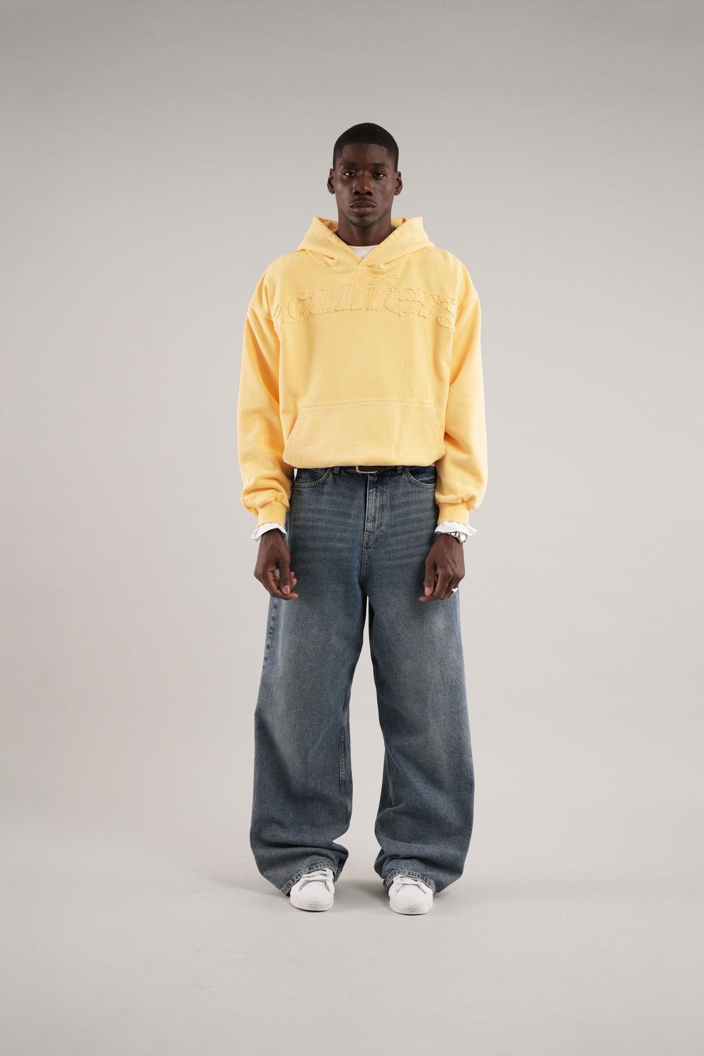 Raw Yellow Hoodie - Seldom Seen Styles