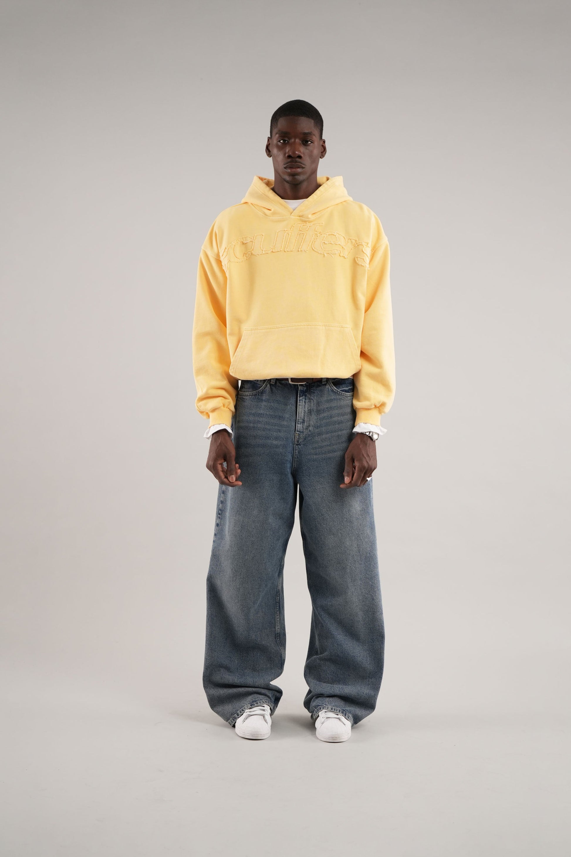 Raw Yellow Hoodie - Seldom Seen Styles