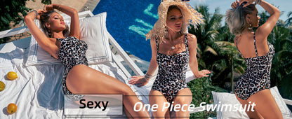 Ekouaer Women's One Piece Swimsuit Ruched Tummy Control Bathing Suits Vintage Retro Push Up Swimwear - Seldom Seen Styles