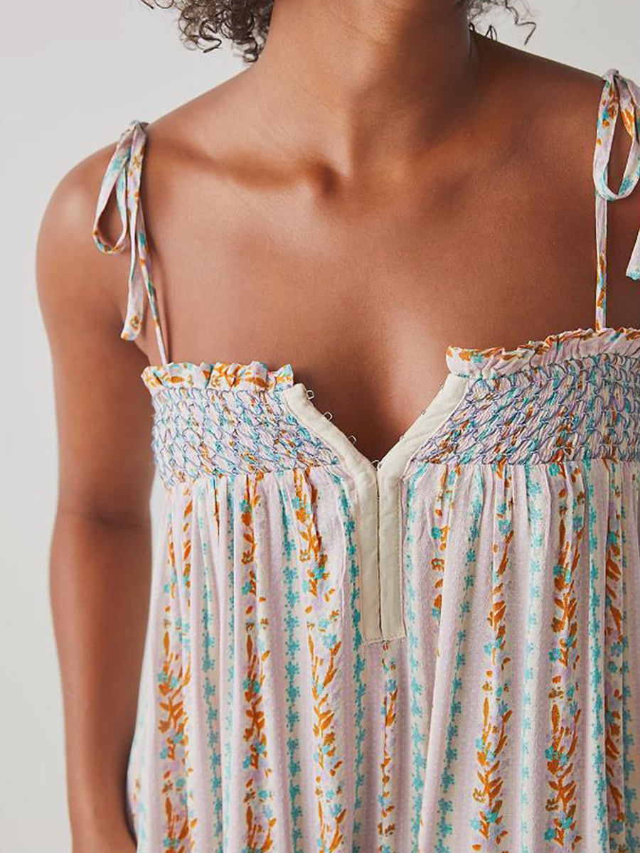 Esme Boho Jumpsuit Loose Stripes - Seldom Seen Styles