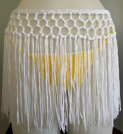 Fashion Sexy Hollow Out Hand-Crocheted Tassel Beach Cover-Up Dress Factory Original - Seldom Seen Styles