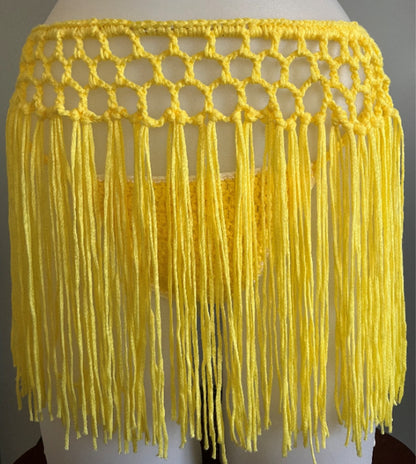 Fashion Sexy Hollow Out Hand-Crocheted Tassel Beach Cover-Up Dress Factory Original - Seldom Seen Styles