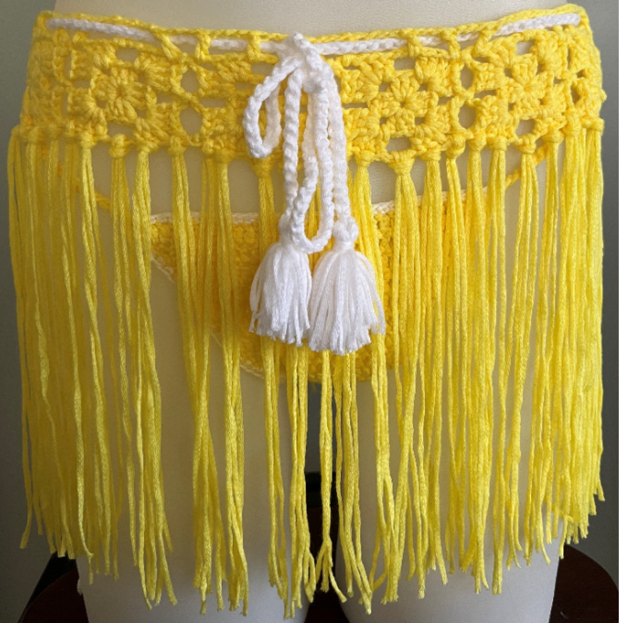 Fashion Sexy Hollow Out Hand-Crocheted Tassel Beach Cover-Up Dress Factory Original - Seldom Seen Styles