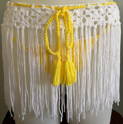 Fashion Sexy Hollow Out Hand-Crocheted Tassel Beach Cover-Up Dress Factory Original - Seldom Seen Styles