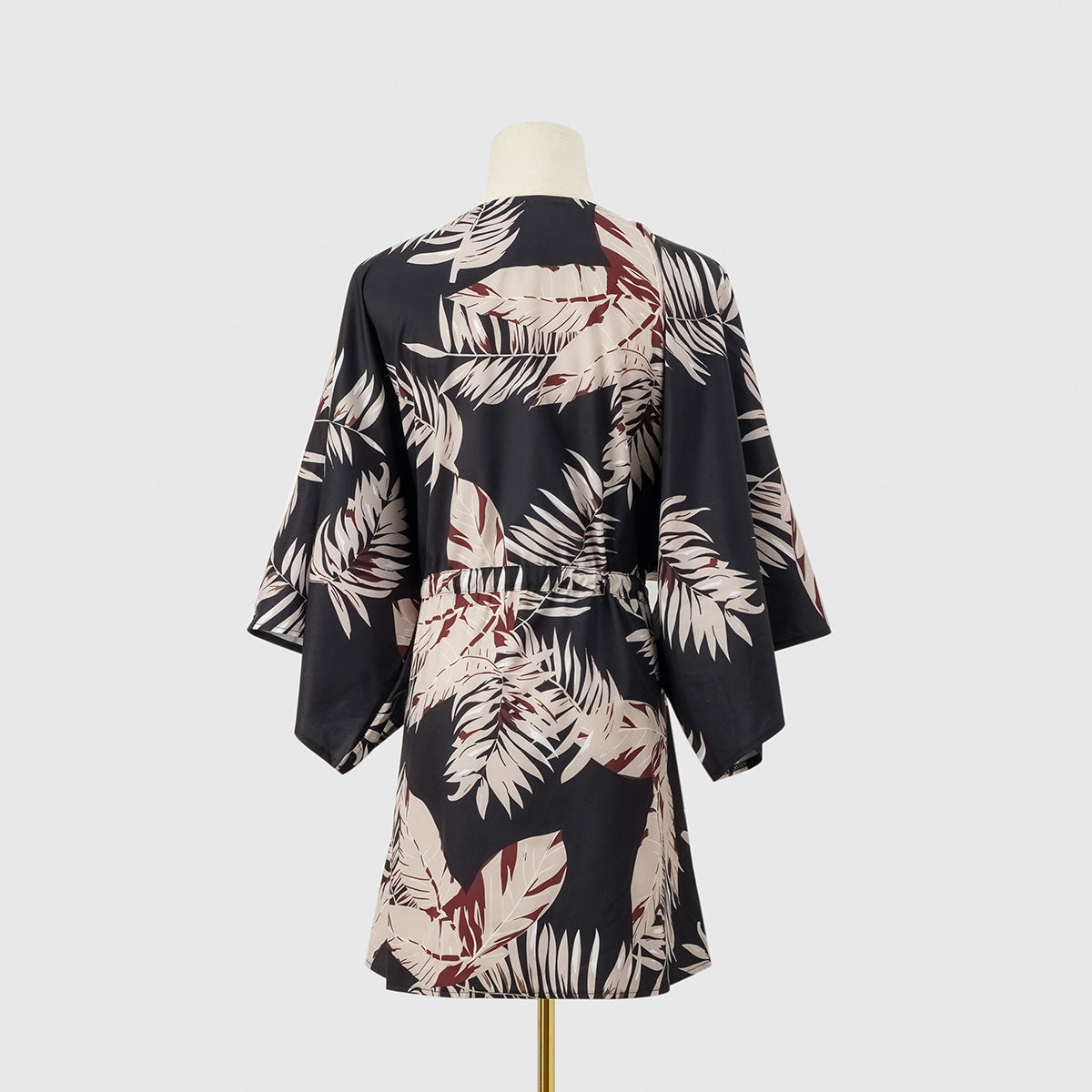 Floral summer dress everyday casual dresses with sleeves Print Five-Quarter Sleeve Dress - Seldom Seen Styles