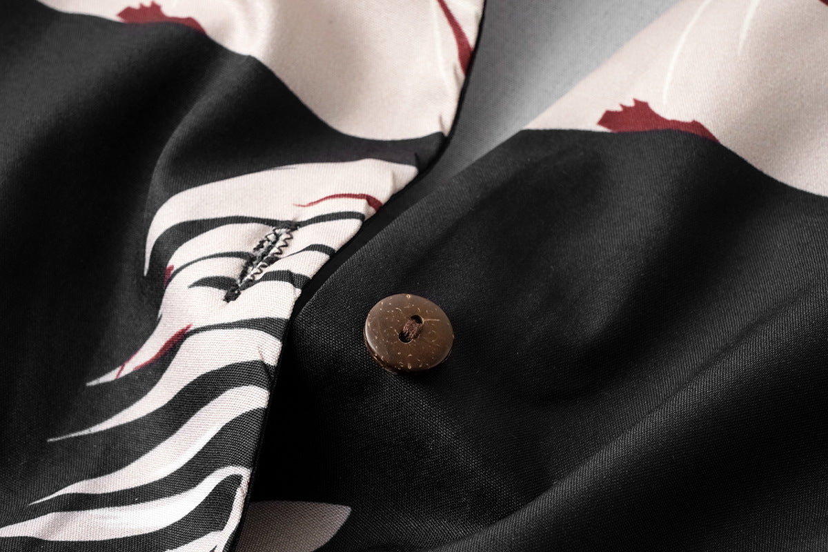 Floral summer dress everyday casual dresses with sleeves Print Five-Quarter Sleeve Dress - Seldom Seen Styles