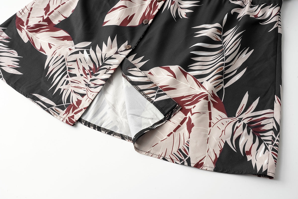 Floral summer dress everyday casual dresses with sleeves Print Five-Quarter Sleeve Dress - Seldom Seen Styles