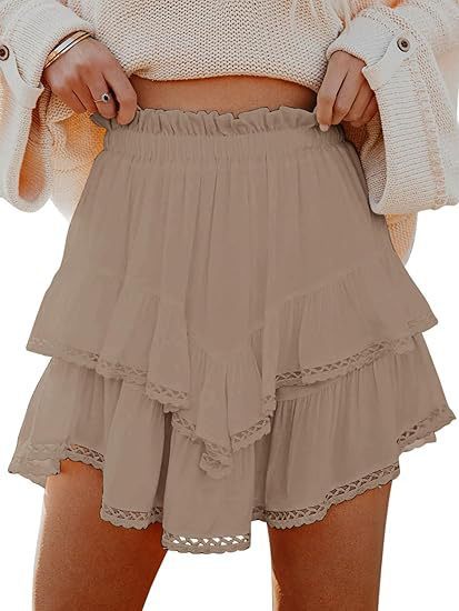 Boho Ruffle Skorts - Seldom Seen Styles