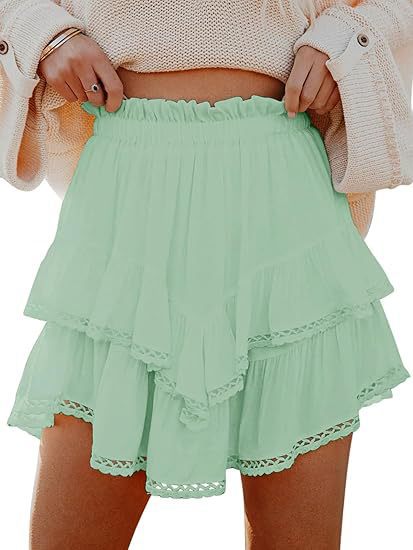 Boho Ruffle Skorts - Seldom Seen Styles