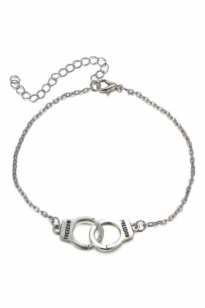 Funny Handcuff Trim Pendant Anklet - Seldom Seen Styles