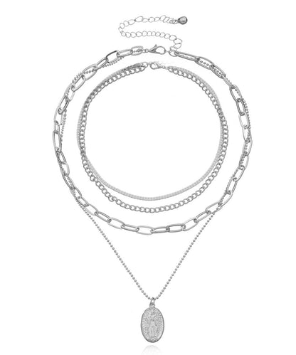 Goldtone Layered Charm & Pendant Necklace - Seldom Seen Styles