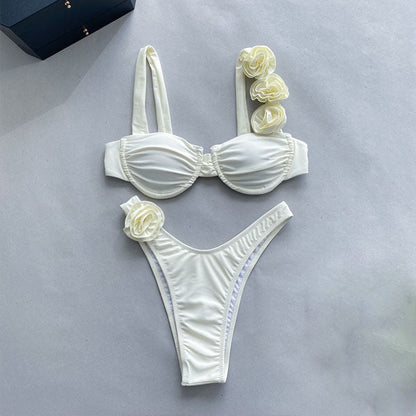 Hadley Rose Accent Bikini Set - Seldom Seen Styles