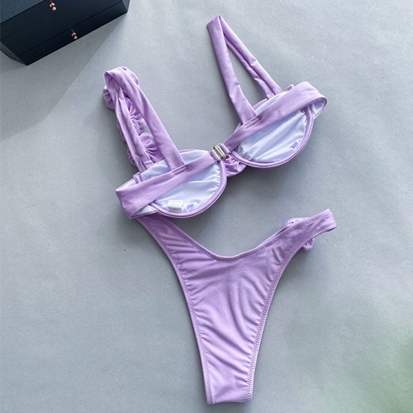 Hadley Rose Accent Bikini Set - Seldom Seen Styles