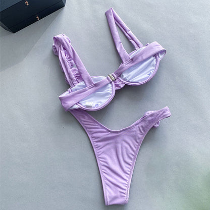 Hadley Rose Accent Bikini Set - Seldom Seen Styles