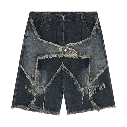 Star Denim Shorts