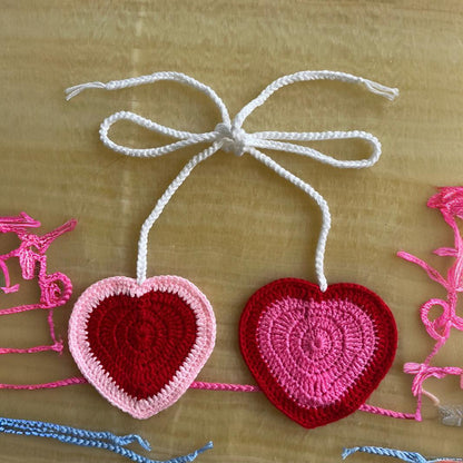 Heart Knitted Color Block Fashion Trend Hand-Crocheted Swimsuit Bikini Summer Factory Original Women's Set - Seldom Seen Styles