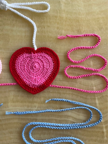 Heart Knitted Color Block Fashion Trend Hand-Crocheted Swimsuit Bikini Summer Factory Original Women's Set - Seldom Seen Styles