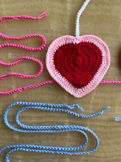 Heart Knitted Color Block Fashion Trend Hand-Crocheted Swimsuit Bikini Summer Factory Original Women's Set - Seldom Seen Styles