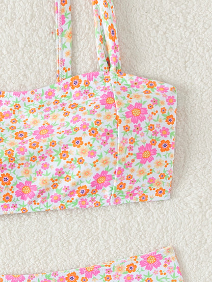 Herseas 2 Piece High Waisted Bikini Set for Waomen 2025 Spaghetti Straps Swim Top with Reversible Bottom Bathing Suit - Seldom Seen Styles