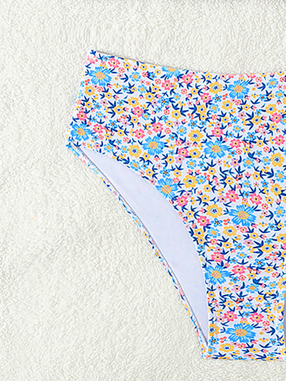 Herseas 2 Piece High Waisted Bikini Set for Waomen 2025 Spaghetti Straps Swim Top with Reversible Bottom Bathing Suit - Seldom Seen Styles