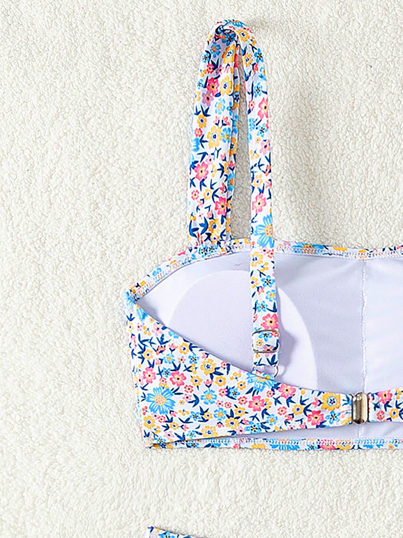 Herseas 2 Piece High Waisted Bikini Set for Waomen 2025 Spaghetti Straps Swim Top with Reversible Bottom Bathing Suit - Seldom Seen Styles