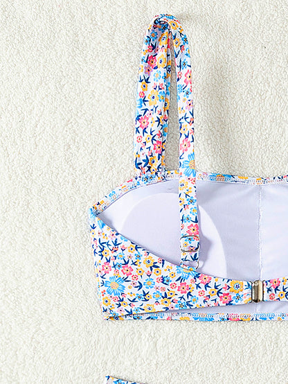 Herseas 2 Piece High Waisted Bikini Set for Waomen 2025 Spaghetti Straps Swim Top with Reversible Bottom Bathing Suit - Seldom Seen Styles