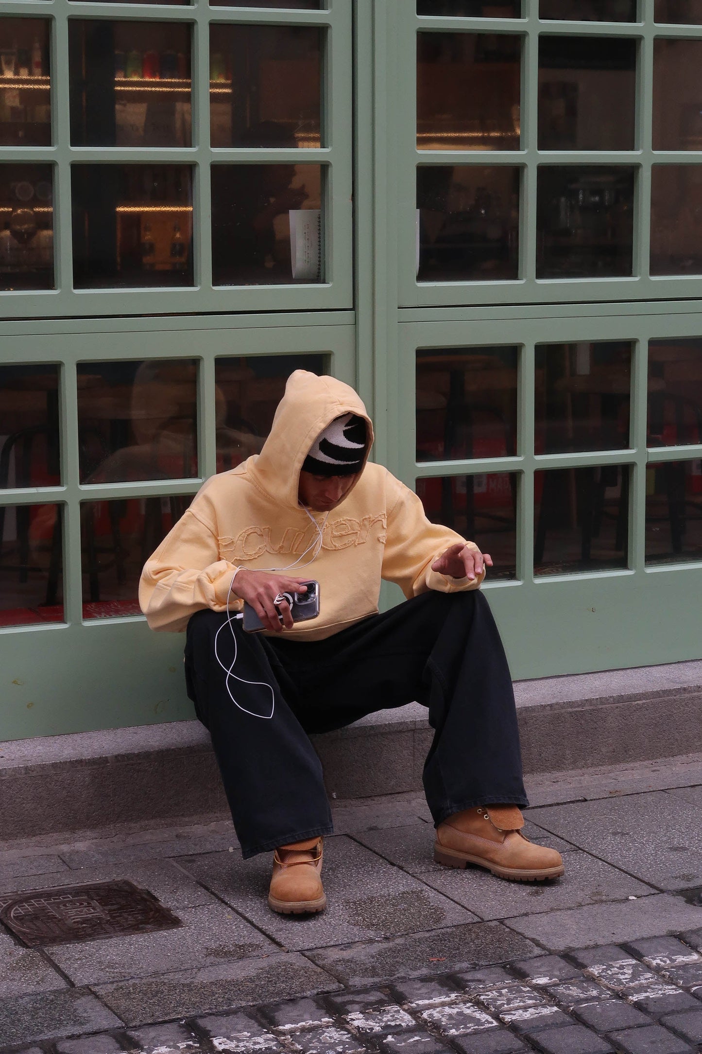 Raw Yellow Hoodie - Seldom Seen Styles