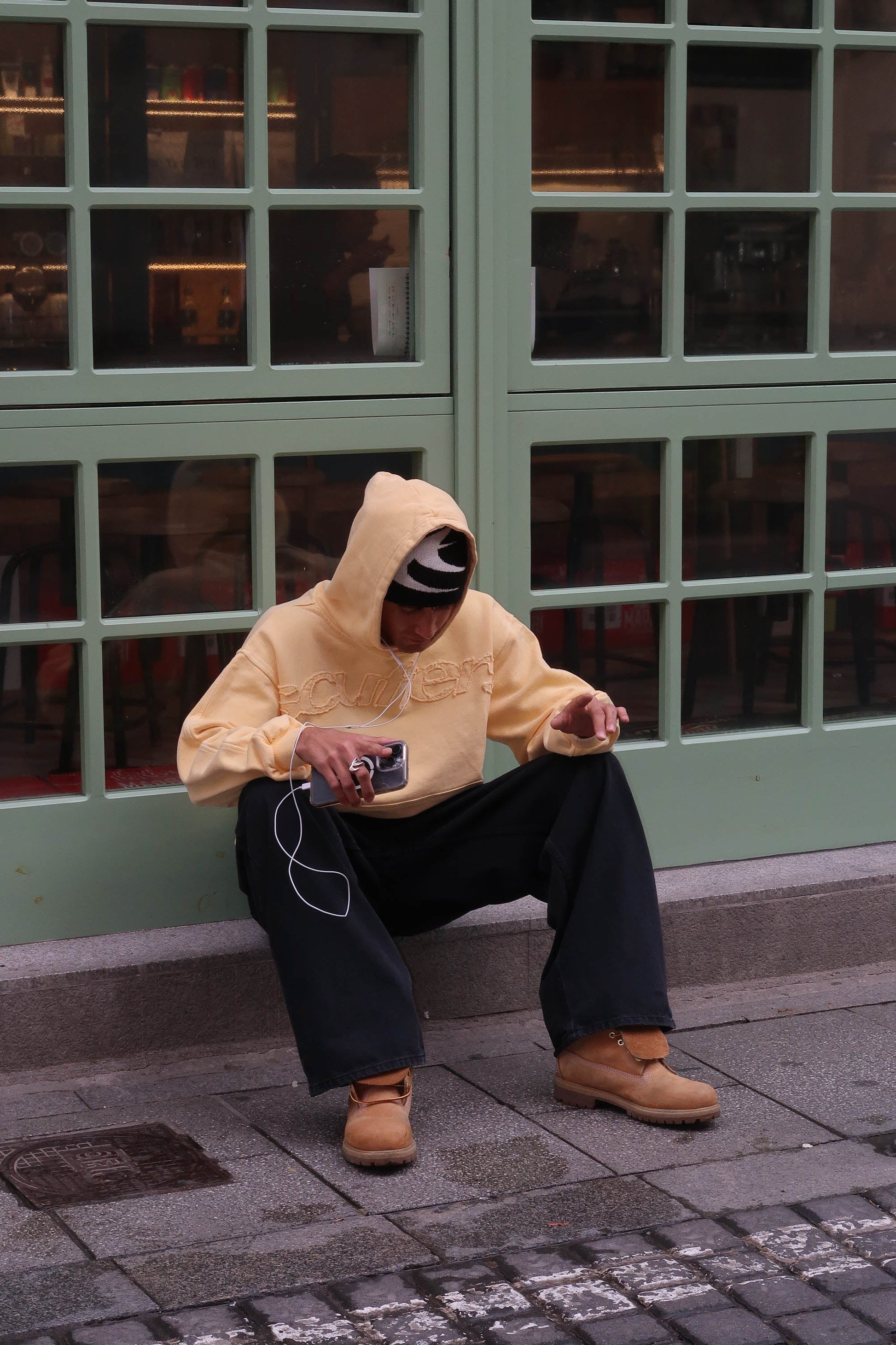 Raw Yellow Hoodie - Seldom Seen Styles