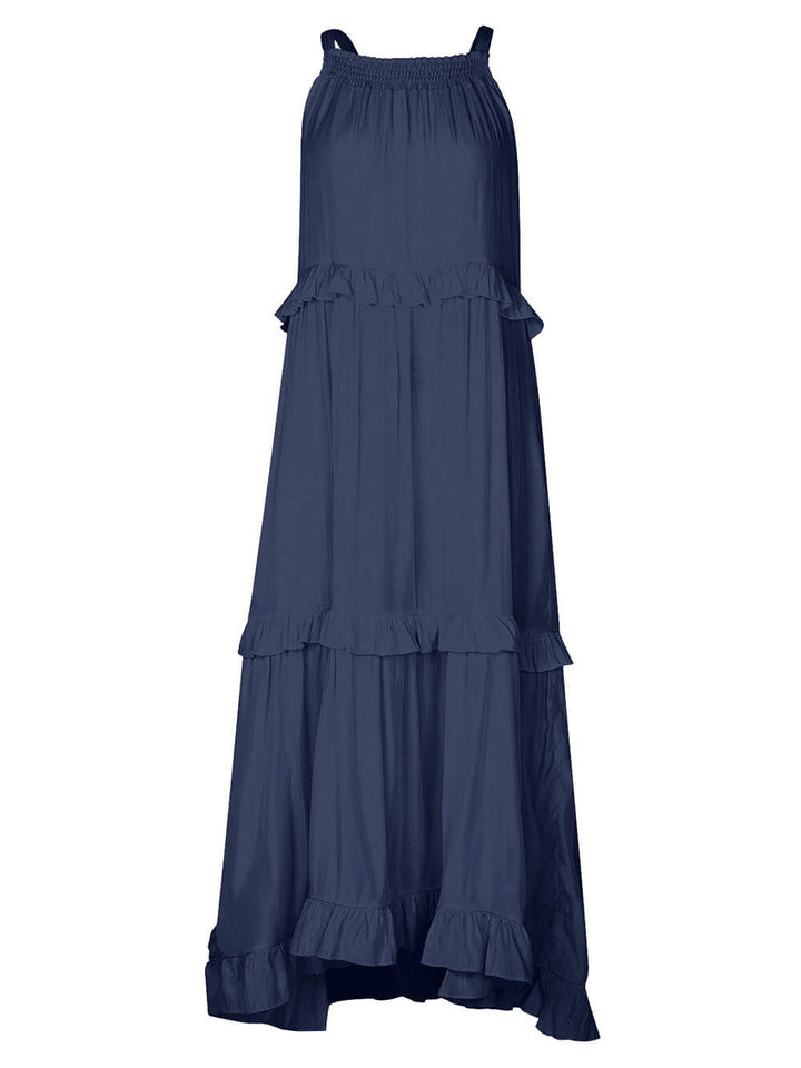 Irregular Cake Sleeveless Maxi Dress - Seldom Seen Styles